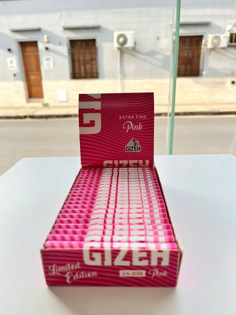 PAPEL GIZEH PINK 78mm 