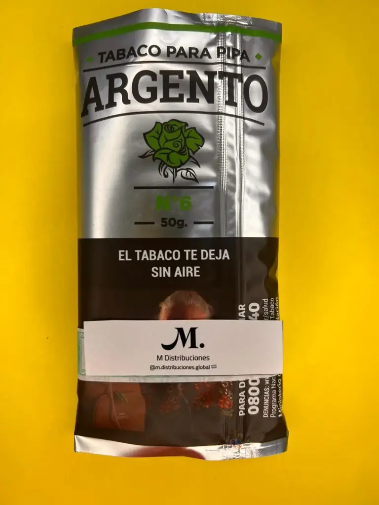 TABACO ARGENTO N6 Latakia p/pipa